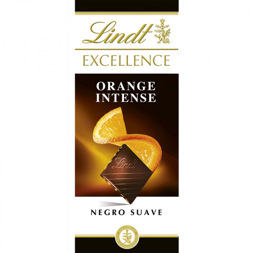Excellence naranja de Lindt (Tableta de 100 g) – Caja de 20 unidades
