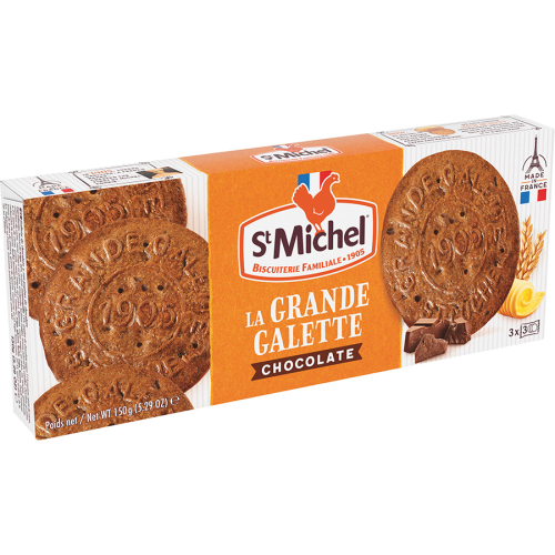Galette de chocolate de Saint Michel (Estuche de 150 g) – Caja de 12 unidades