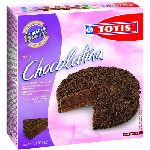 Tarta de chocolate de Jotis (Estuche de 505 g) – Caja de 5 unidades